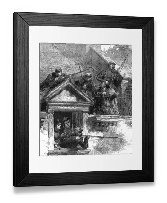 Framed Print : Paris Commune Defeated Framed Print : Paris Commune Defeated