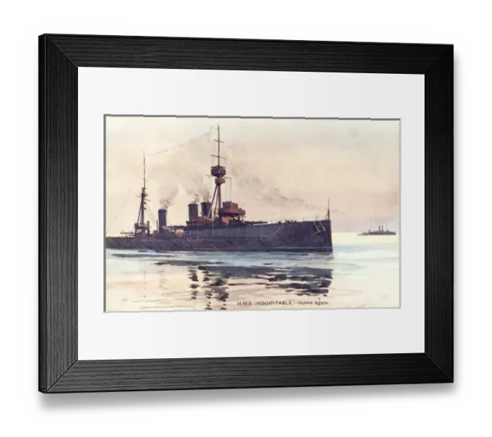 Framed Print : Hms Indominatble Framed Print : Hms Indominatble