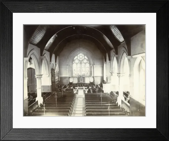 Framed Print : Lee Church Interior Framed Print : Lee Church Interior