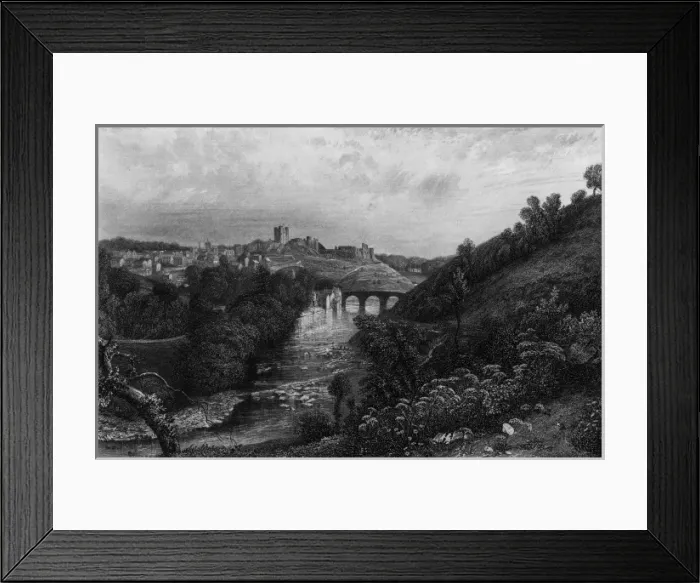 Framed Print : Richmond, Yorkshire Framed Print : Richmond, Yorkshire
