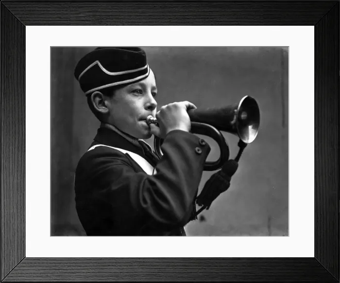 Framed Print : Young Cornet Player Framed Print : Young Cornet Player