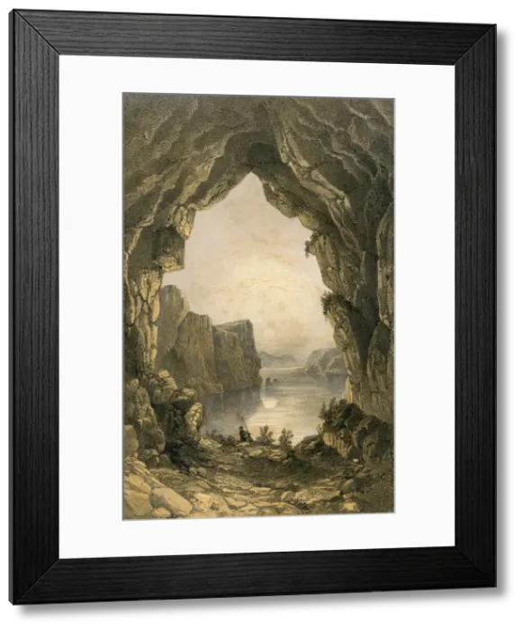 Framed Print : Cave Lake Oulunjour Framed Print : Cave Lake Oulunjour