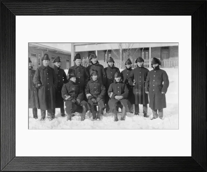 Framed Print : WINTER UNIFORMS circa 1911 Framed Print : WINTER UNIFORMS circa 1911