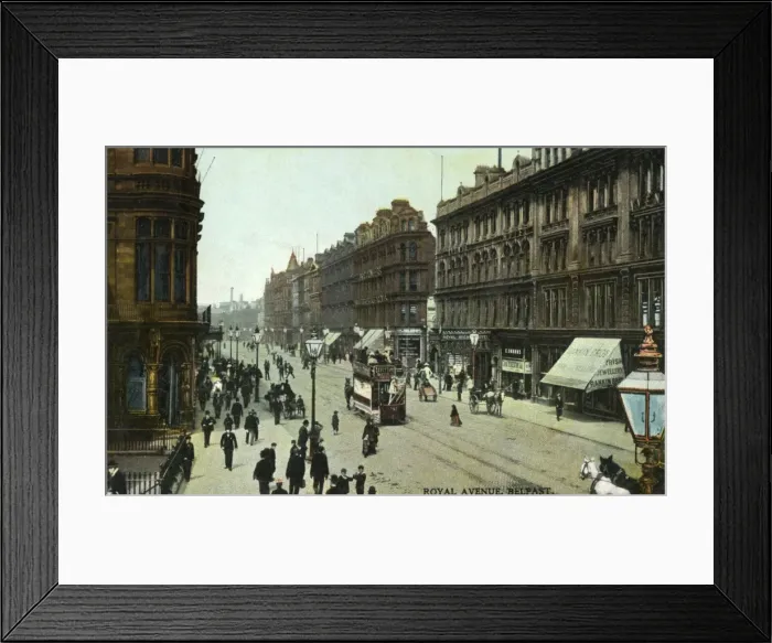 Framed Print : Belfast Royal Avenue Framed Print : Belfast Royal Avenue