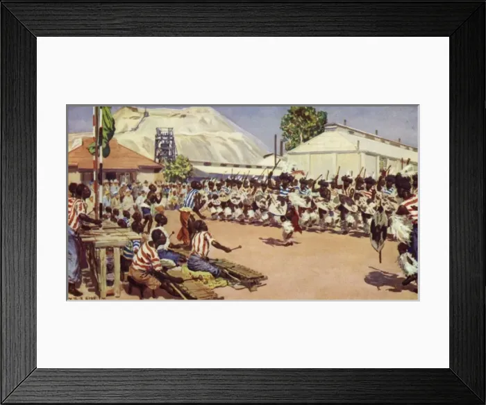 Framed Print : War Dance South Africa Framed Print : War Dance South Africa