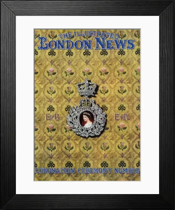 Framed Print : ILN Coronation Ceremony Number 1953 Framed Print : ILN Coronation Ceremony Number 1953