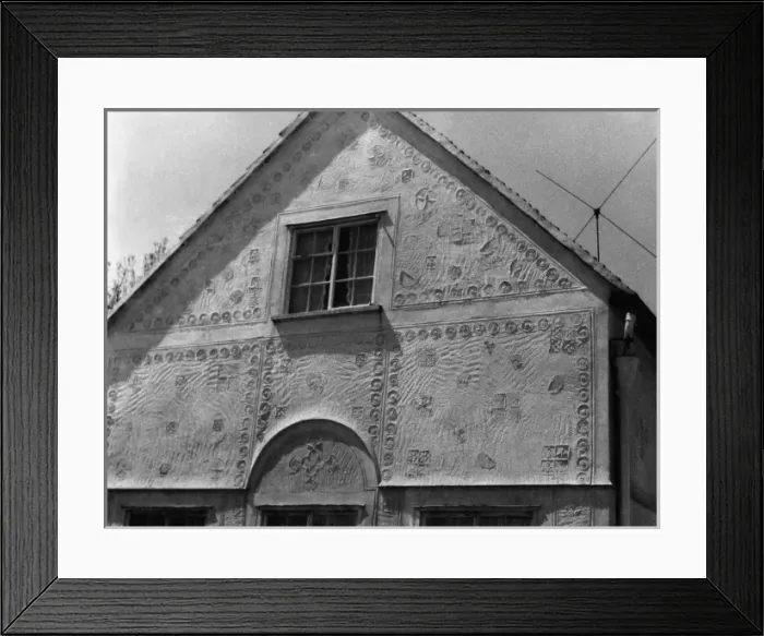 Framed Print : Pargetted House Framed Print : Pargetted House