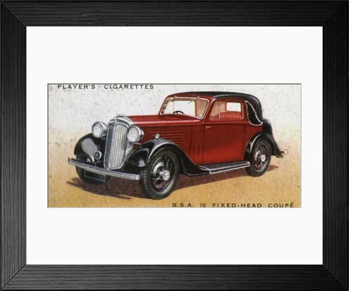 Framed Print : B. s. A. Coupe Framed Print : B. s. A. Coupe