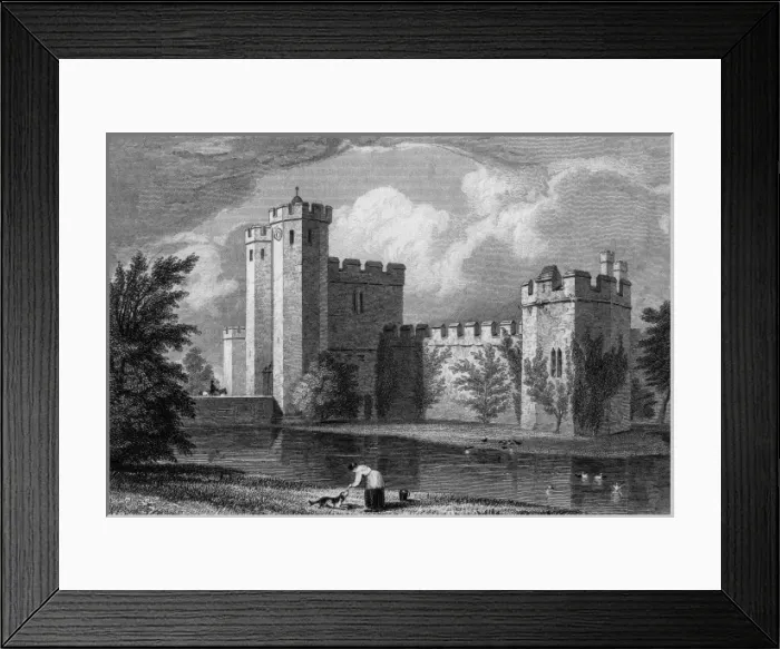 Framed Print : Maxstoke Castle, Warwickshire Framed Print : Maxstoke Castle, Warwickshire
