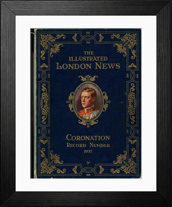 Framed Print : Front cover of ILN coronation number for Edward VIII Framed Print : Front cover of ILN coronation number for Edward VIII