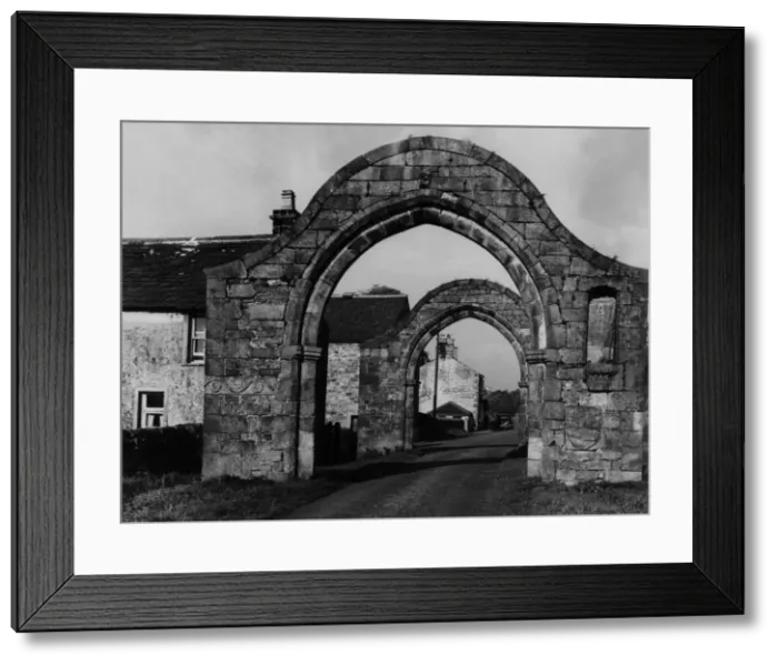 Framed Print : Sawley Abbey Stonework Framed Print : Sawley Abbey Stonework