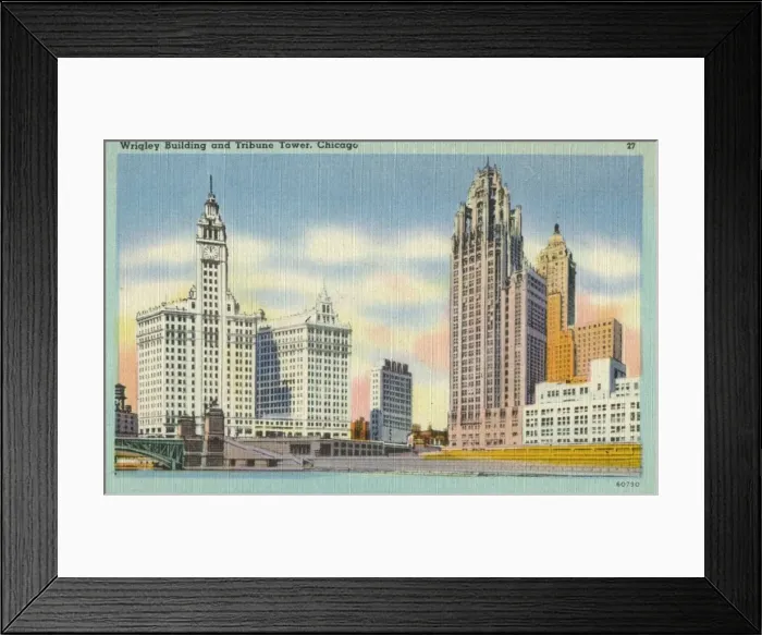 Framed Print : Chicago Skyscrapers Framed Print : Chicago Skyscrapers