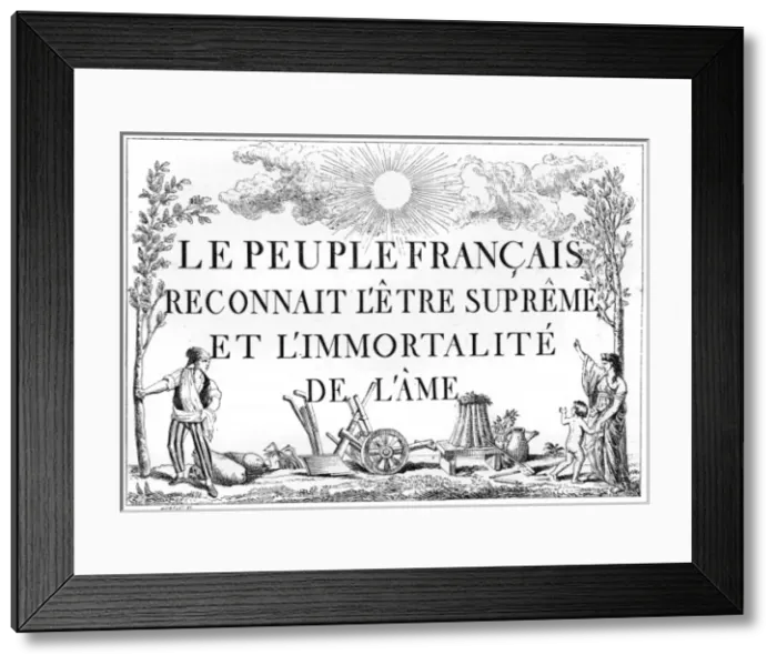 Framed Print : Supreme being Taught Framed Print : Supreme being Taught