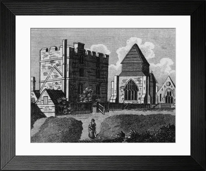 Framed Print : Minster Monastery, Kent Framed Print : Minster Monastery, Kent