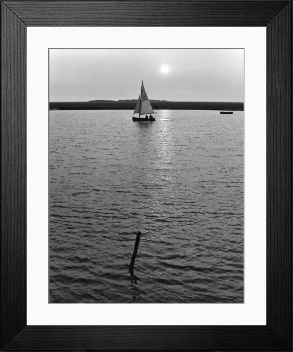 Framed Print : Evening Dinghy Sailing Framed Print : Evening Dinghy Sailing
