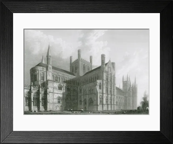 Framed Print : PETERBOROUGH CATHEDRAL, Cambridgeshire Framed Print : PETERBOROUGH CATHEDRAL, Cambridgeshire
