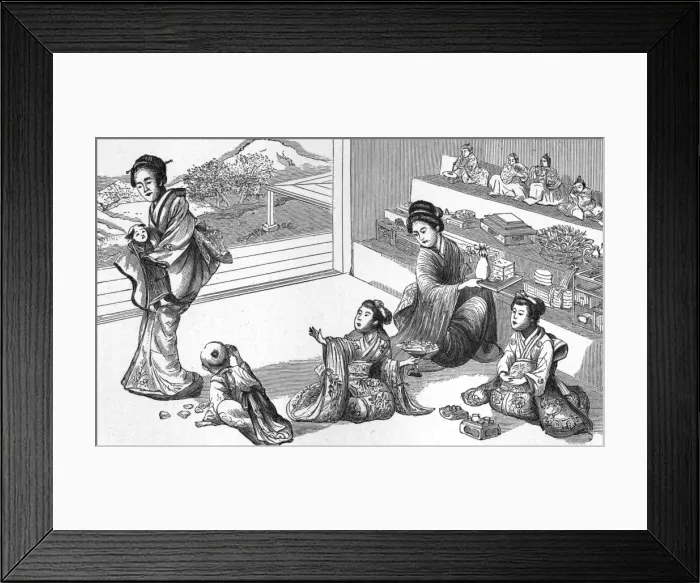 Framed Print : Japanese Feast of Dolls Framed Print : Japanese Feast of Dolls