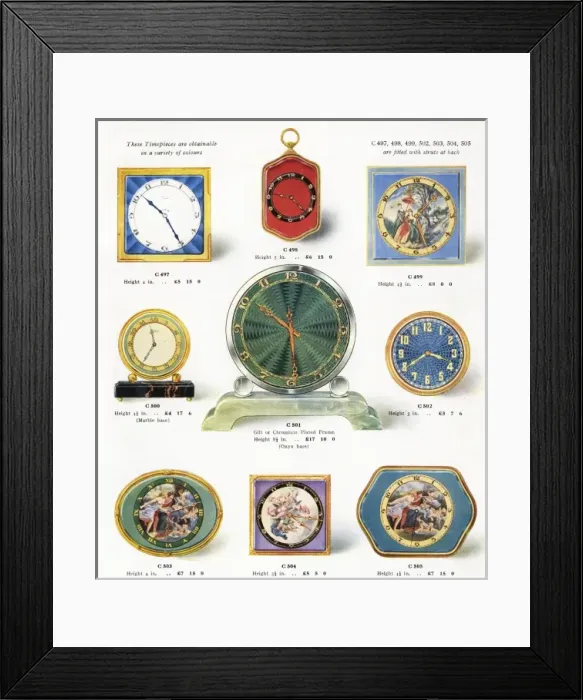 Framed Print : Ornate Timepieces Framed Print : Ornate Timepieces