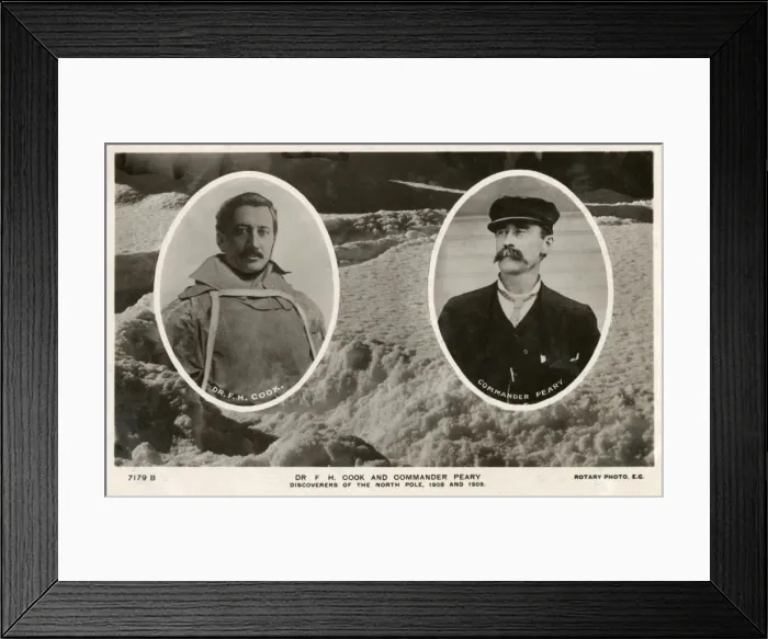 Framed Print : Cook and Peary Framed Print : Cook and Peary