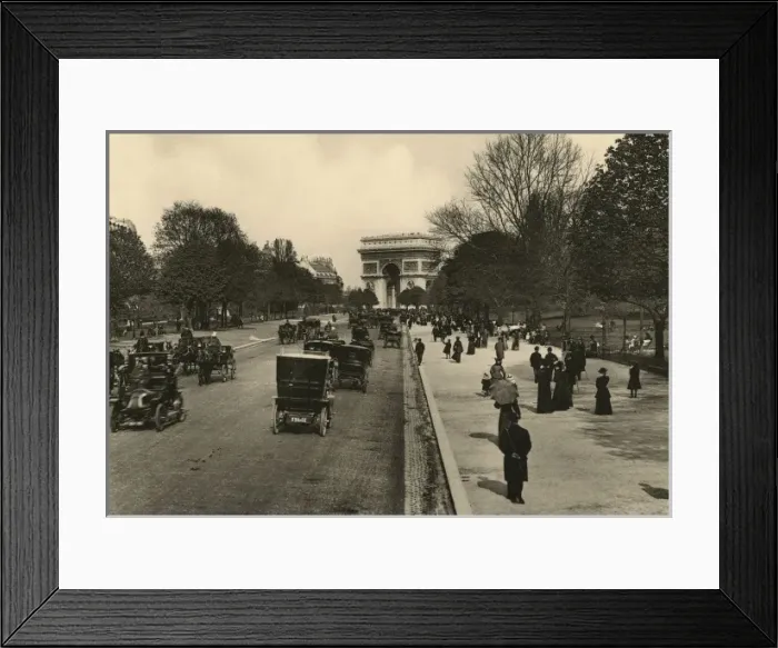 Framed Print : Paris Ave Bois Boulogne Framed Print : Paris Ave Bois Boulogne