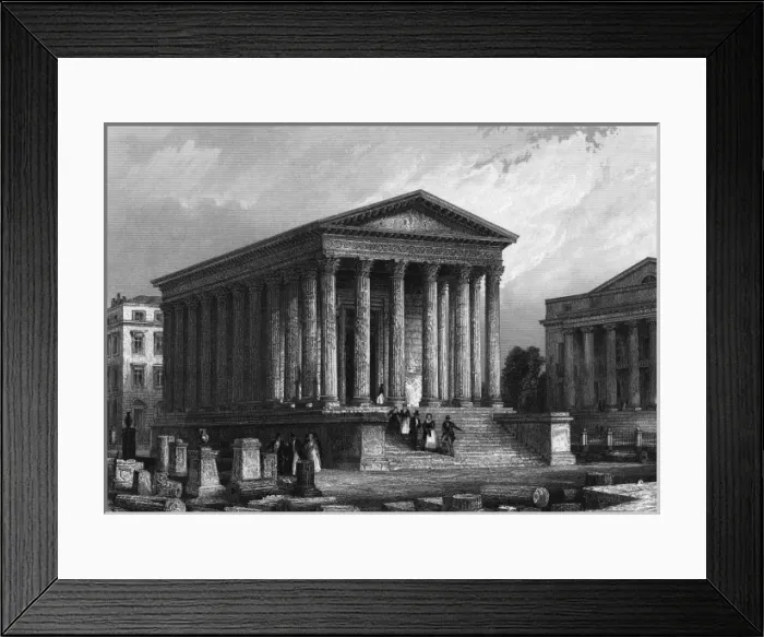 Framed Print : Nimes Maison Carree Framed Print : Nimes Maison Carree