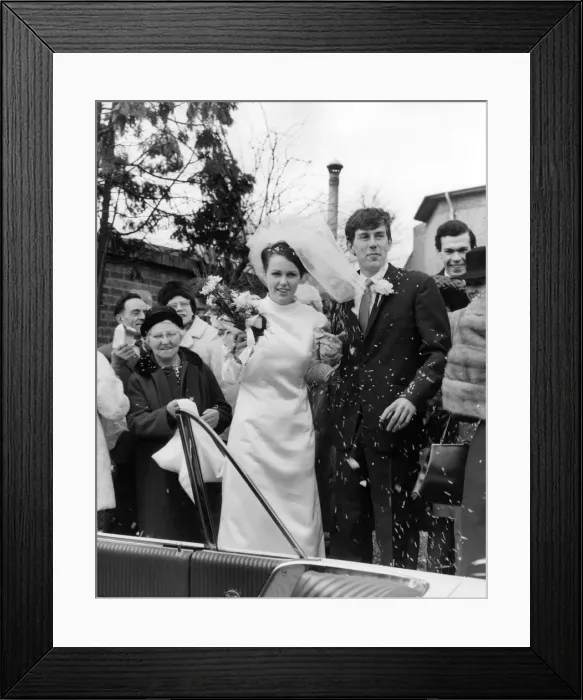Framed Print : Just Married Framed Print : Just Married