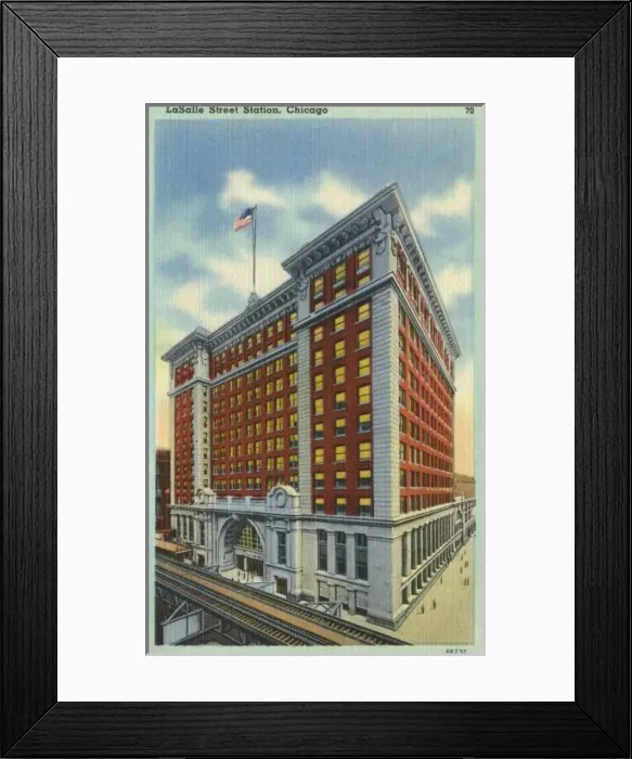 Framed Print : Lasalle St Station Framed Print : Lasalle St Station
