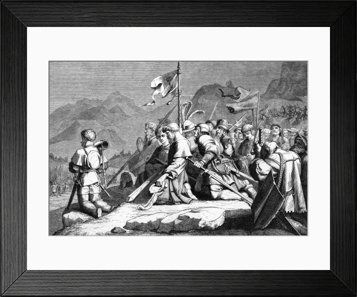Framed Print : Battle of Sempach 5 Framed Print : Battle of Sempach 5