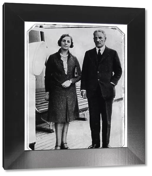 Lord Redesdale and Pamela Mitford