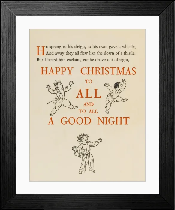 Framed Print : Night before Christmas Framed Print : Night before Christmas