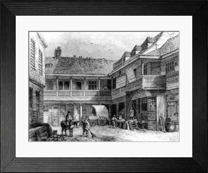 Framed Print : Old Tabard Inn Framed Print : Old Tabard Inn