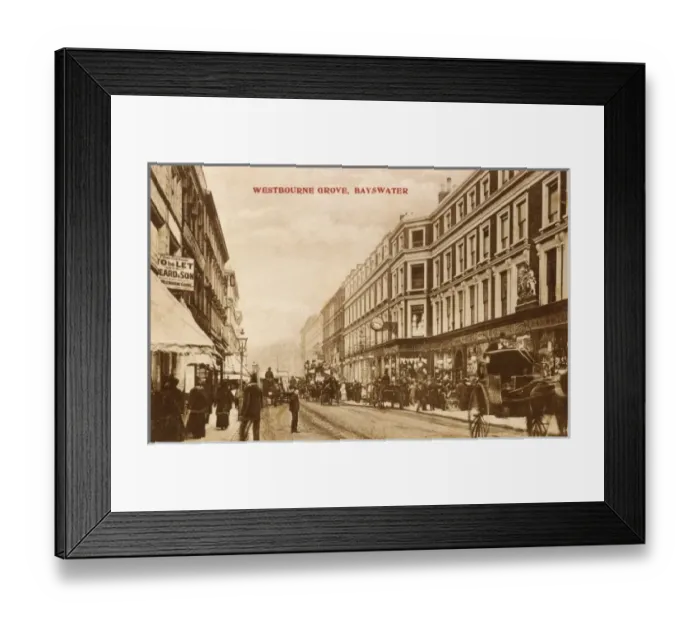 Framed Print : Westbourne Grove Framed Print : Westbourne Grove