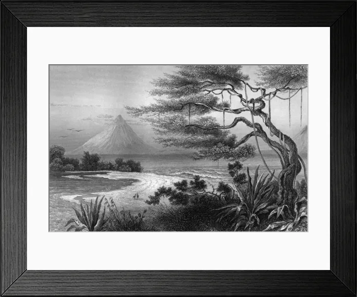 Framed Print : Nicaragua River Scene Framed Print : Nicaragua River Scene
