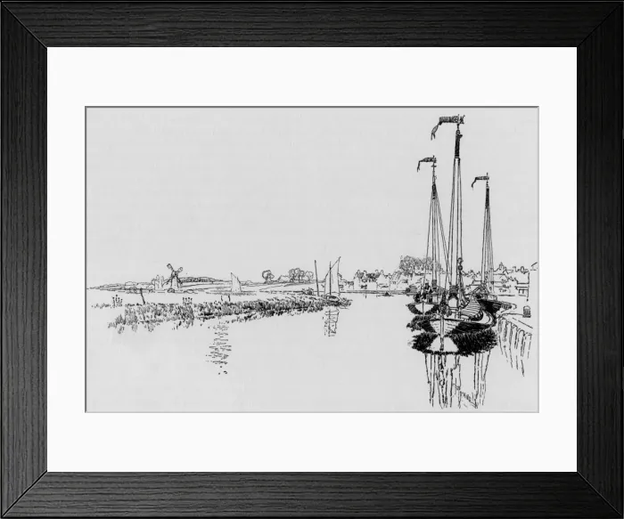 Framed Print : Norfolk Broads Framed Print : Norfolk Broads