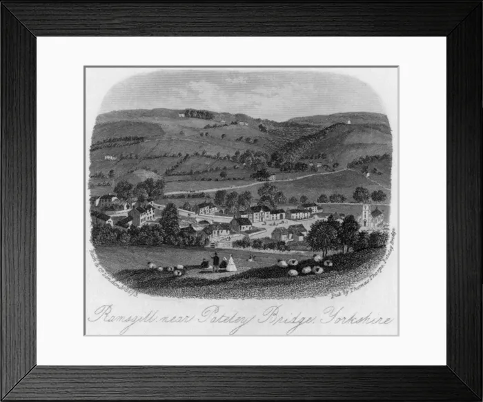 Framed Print : Pateley Bridge, Yorkshire Framed Print : Pateley Bridge, Yorkshire