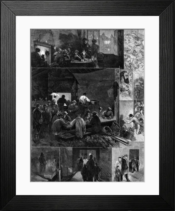 Framed Print : Exiled Communards 1 Framed Print : Exiled Communards 1