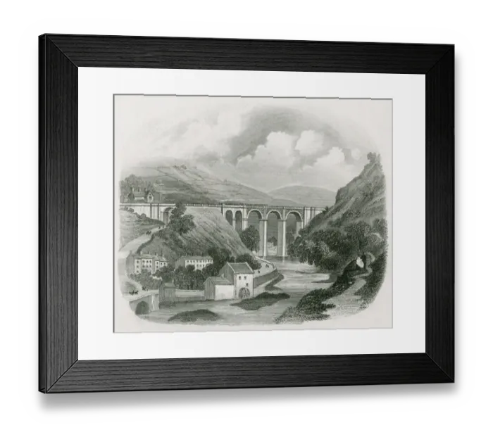 Framed Print : Millers Dale, Derbyshire Framed Print : Millers Dale, Derbyshire