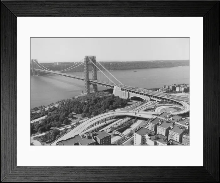 Framed Print : George Washington Bridge