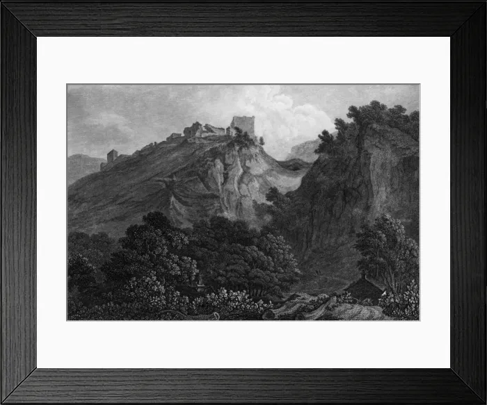 Framed Print : Peveril Castle, Derbyshire Framed Print : Peveril Castle, Derbyshire