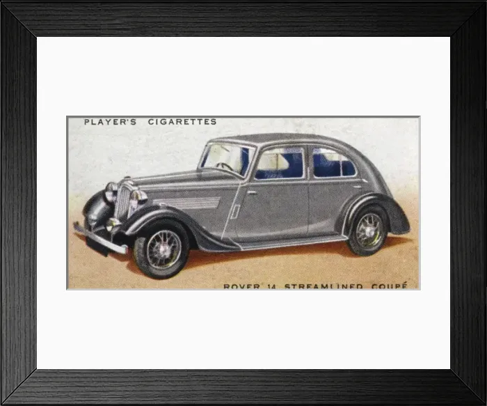 Framed Print : ROVER 14. The Rover 12 Streamlined Coupe doesn t look any more streamlined Framed Print : ROVER 14. The Rover 12 Streamlined Coupe doesn t look any more streamlined