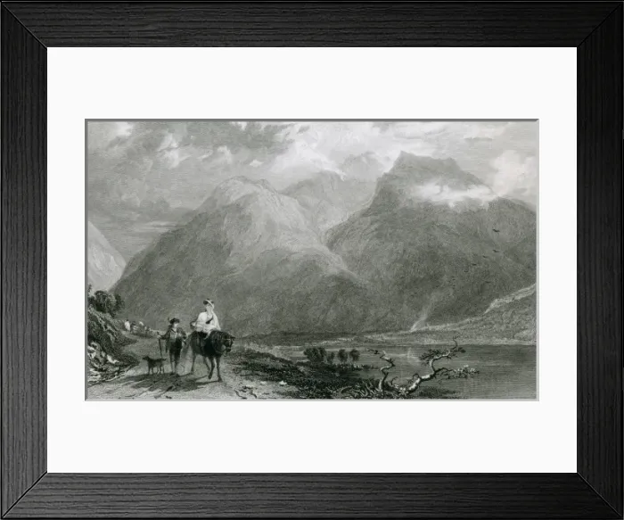 Framed Print : Wastdale Head and Scawfell Pikes, Lake District Framed Print : Wastdale Head and Scawfell Pikes, Lake District