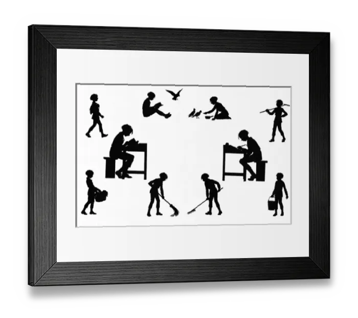 Framed Print : Dunderpate in various poses Framed Print : Dunderpate in various poses