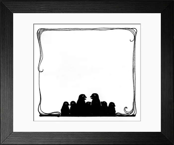 Framed Print : Jack Sparrow, Jennie and the chicks Framed Print : Jack Sparrow, Jennie and the chicks
