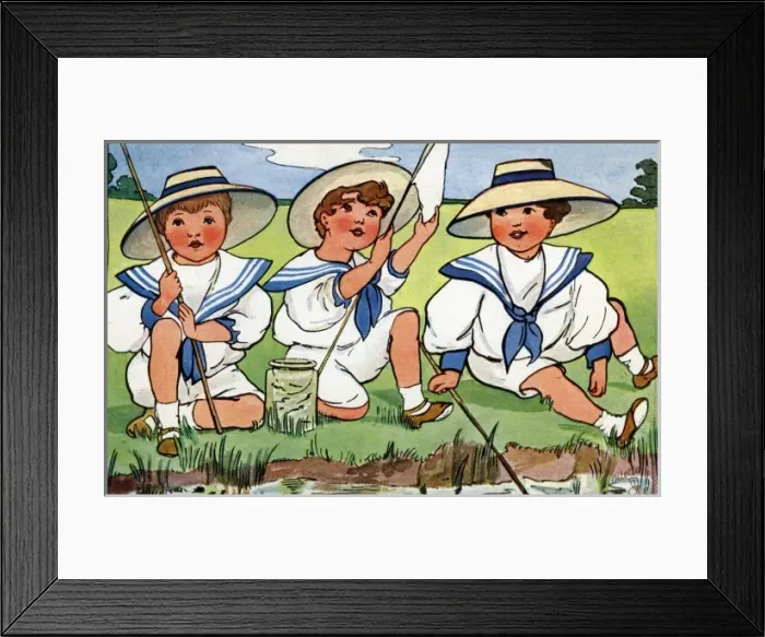 Framed Print : H Dix Sandford. Fishing Framed Print : H Dix Sandford. Fishing