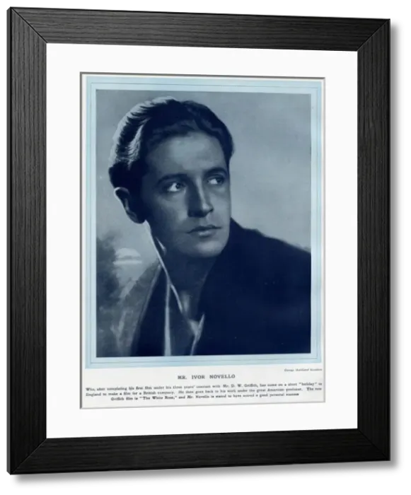 Framed Print : Ivor Novello Framed Print : Ivor Novello