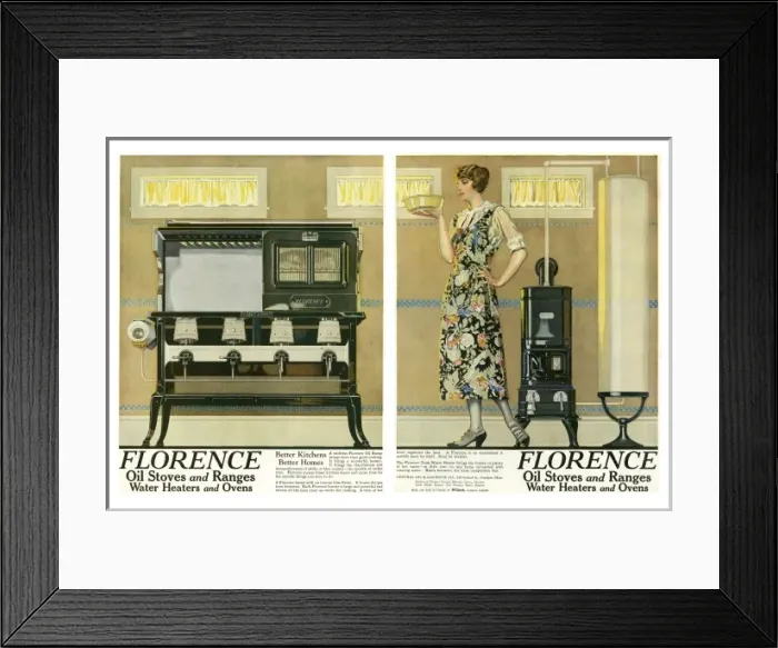 Framed Print : Florence Water Heaters Framed Print : Florence Water Heaters