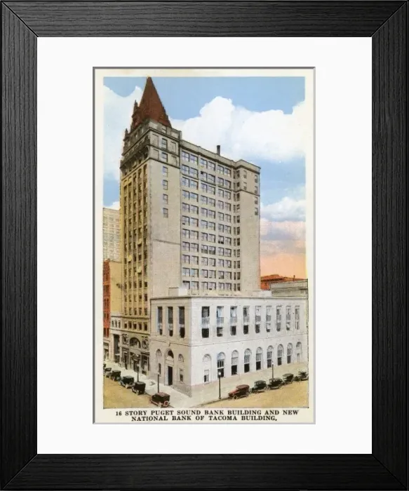 Framed Print : Washington D. C. USA - Story Puget Sound Bank Building Framed Print : Washington D. C. USA - Story Puget Sound Bank Building