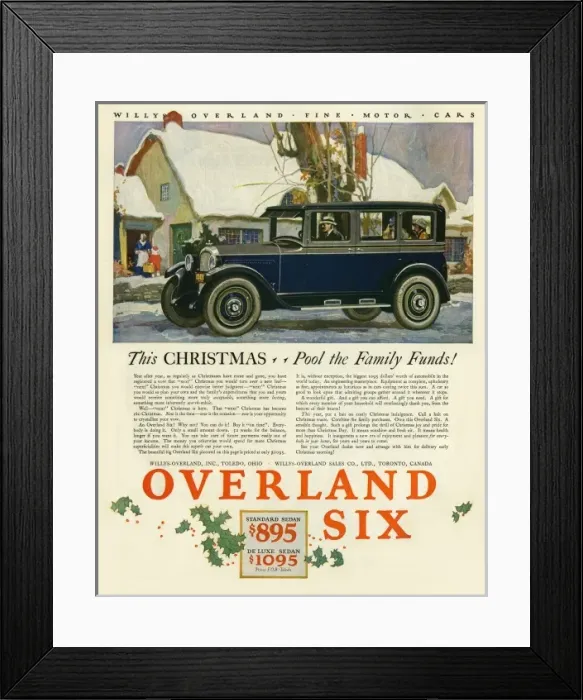 Framed Print : Willys Overland Framed Print : Willys Overland