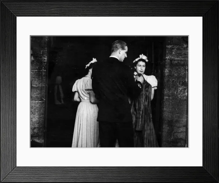 Framed Print : The Wedding of Princess Elizabeth and Prince Philip Framed Print : The Wedding of Princess Elizabeth and Prince Philip