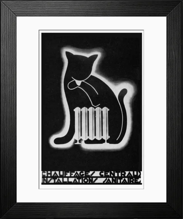 Framed Print : Central heating poster Framed Print : Central heating poster